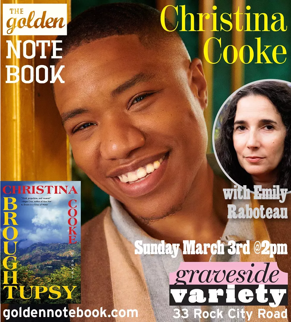 Jamaican-born author Christina Cooke in conversation with Emily Raboteau about BROUGHTUPSY!
