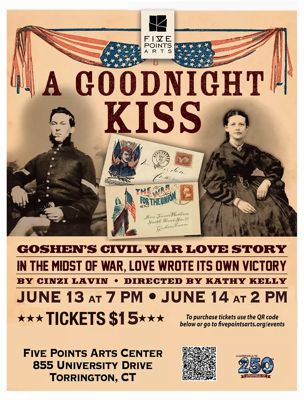 A Goodnight Kiss at Five Points Arts Center