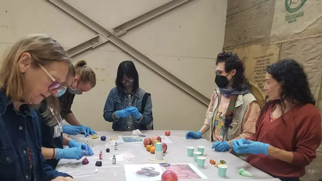 Image: Closing Event for artist, Daniel Giordano's 1x1x1 - Stink Stank Stunk FREE Marzipan Sculpting Workshop