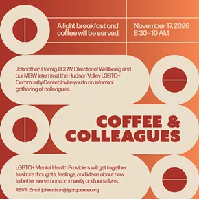 Image: Coffee and Colleagues: Mental Health Providers Gathering