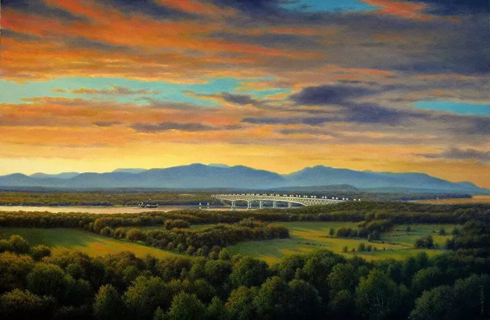Across the Hudson by Barry DeBaun
