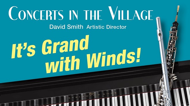 CONCERTS IN THE VILLAGE: IT’S GRAND WITH WINDS! – Mozart, Farrenc and Poulenc conclude the Season on May 21st