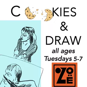 Image: Cookies, Ice cream and draw!