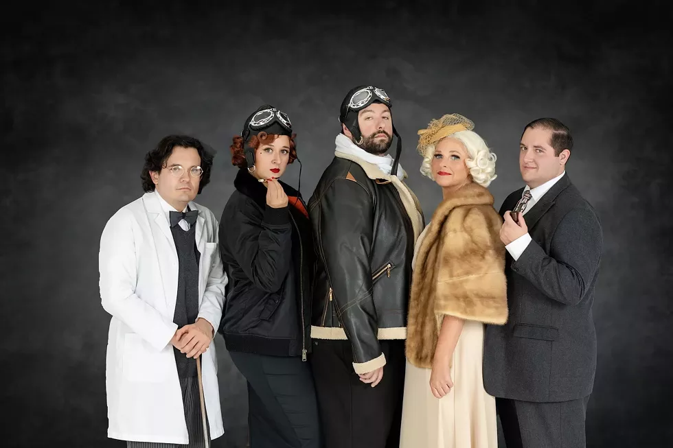 CAST of &ldquo;Bullshot Crummond&rdquo; at County Players