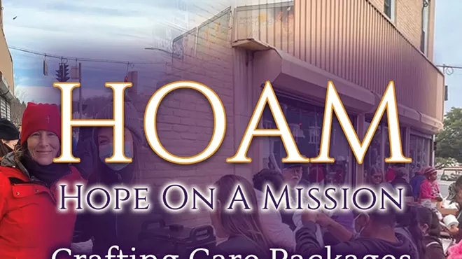 Image: Crafting Care Packages for Hope On A Mission