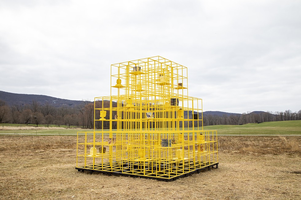 Rashid Johnson, The Crisis (2019). Courtesy of the artist and Hauser & Wirth. Photo: Stephanie Powell, courtesy of Storm King Art Center.