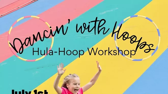 Image: "Dancin' with Hoops" Hula-Hooping Workshop