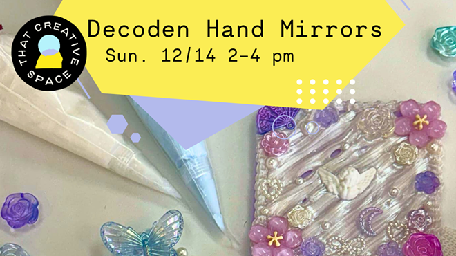 Image: Decoden Handheld Mirrors Holiday Workshop (Family Friendly - Ages 11+)