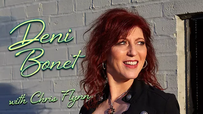 Image: Deni Bonet with Chris Flynn at TCCC - Live on the lawn!