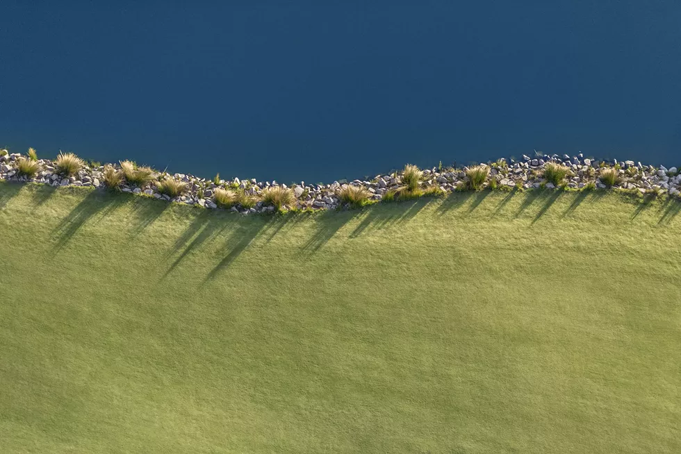 Zoe Wetherall, "Golf Green" color photograph, 40"x60"