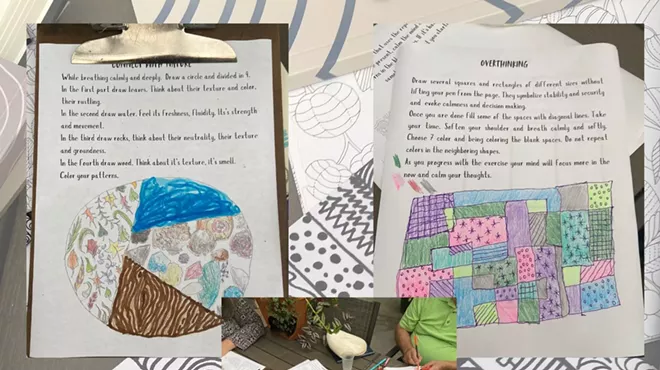Image: Doodling at the Olmsted Greenhouse