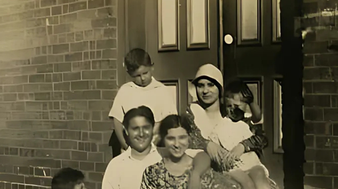 Image: Door Restoration Celebration & Mezuzah Reaffixing