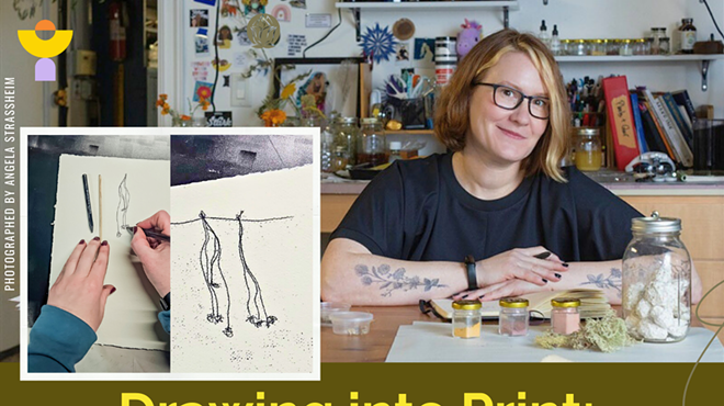 Image: Drawing into Print: An Introduction to Trace Monotype Workshop with Allison Belolan