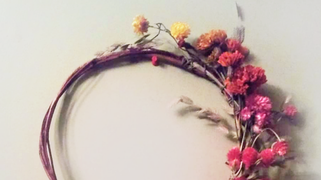 Image: Dried Floral Wreaths