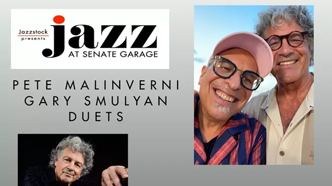 Image: DUETS with PETE MALINVERNI (piano) and GARY SMULYAN (baritone sax)