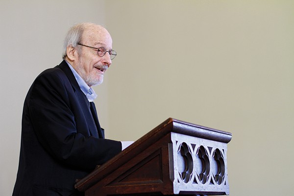 E. L. Doctorow reads in Cold Spring's Sunset Reading Series at the Chapel of Our Lady - Restoration on May 5.