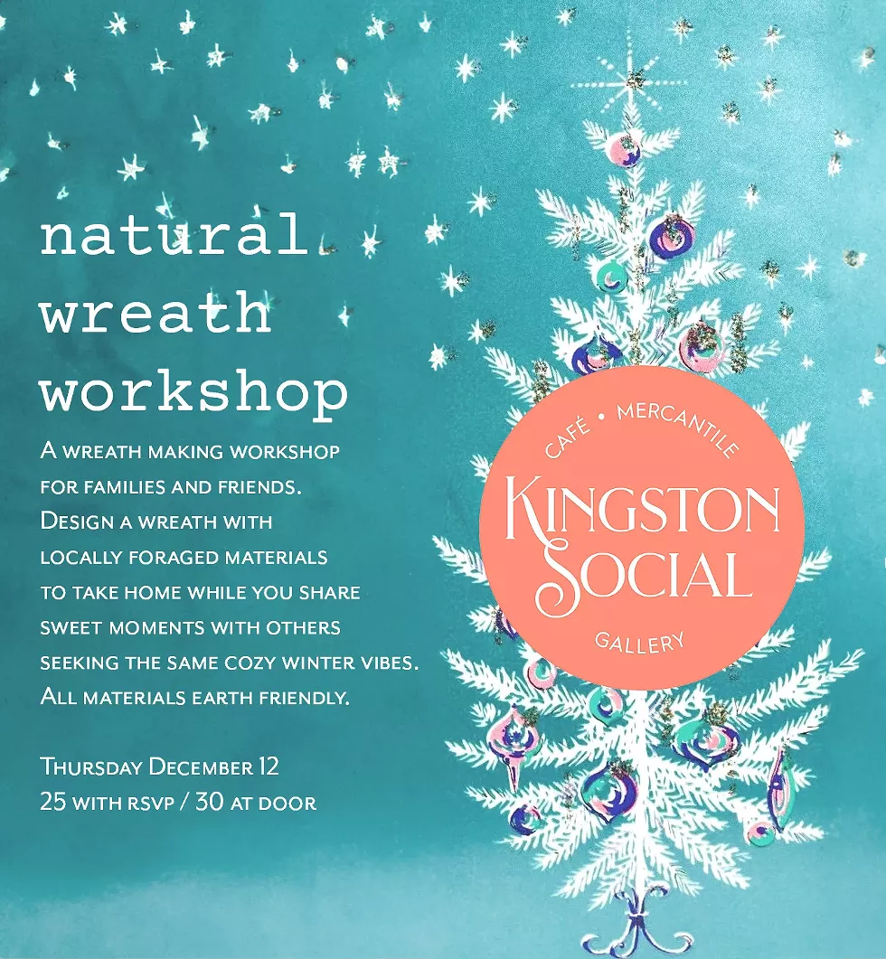 eco art: wreath making workshop