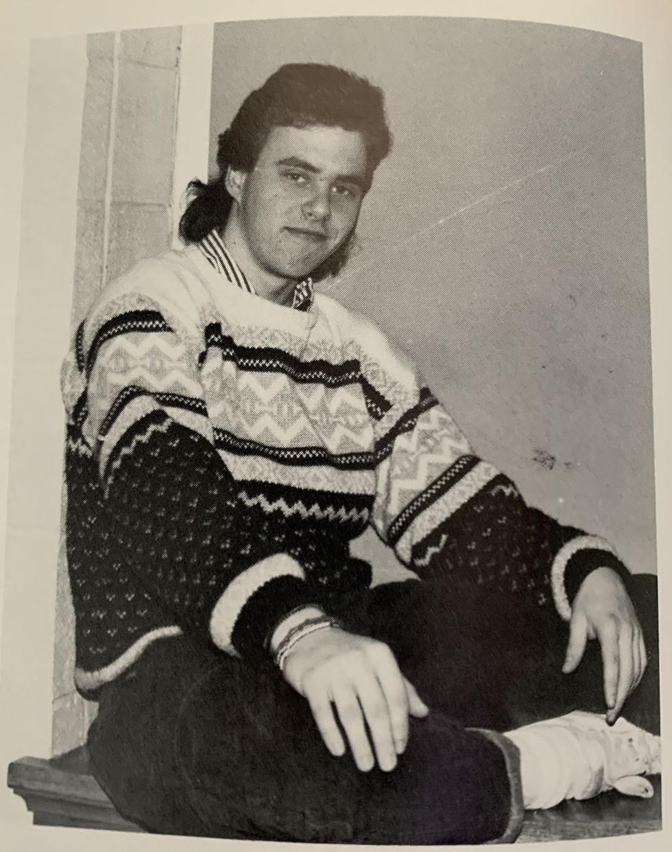 One very cocky high school senior in 1988.