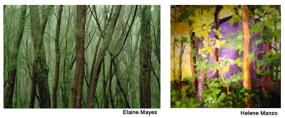 Elaine Mayes and Helene Manzo Solo Artists