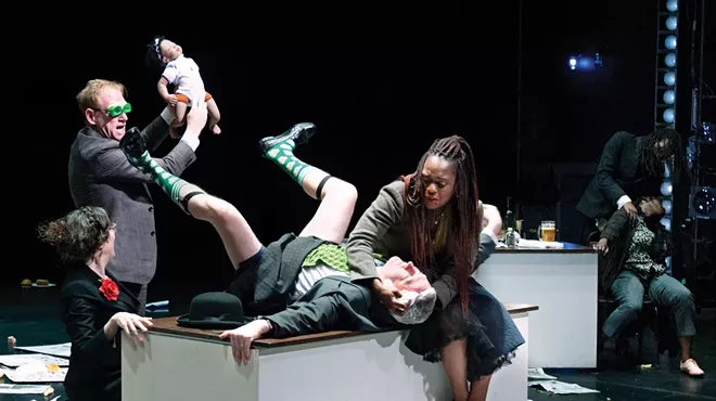 Image: Elevator Repair Service's "Ulysses" at Bard SummerScape
