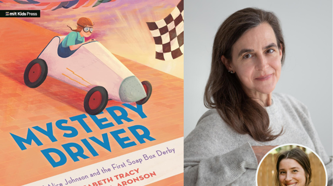 Image: Elizabeth Tracy & Anna Aronson, MYSTERY DRIVER: The Story of Alice Johnson and the First Soap Box Derby - For Ages 4-8