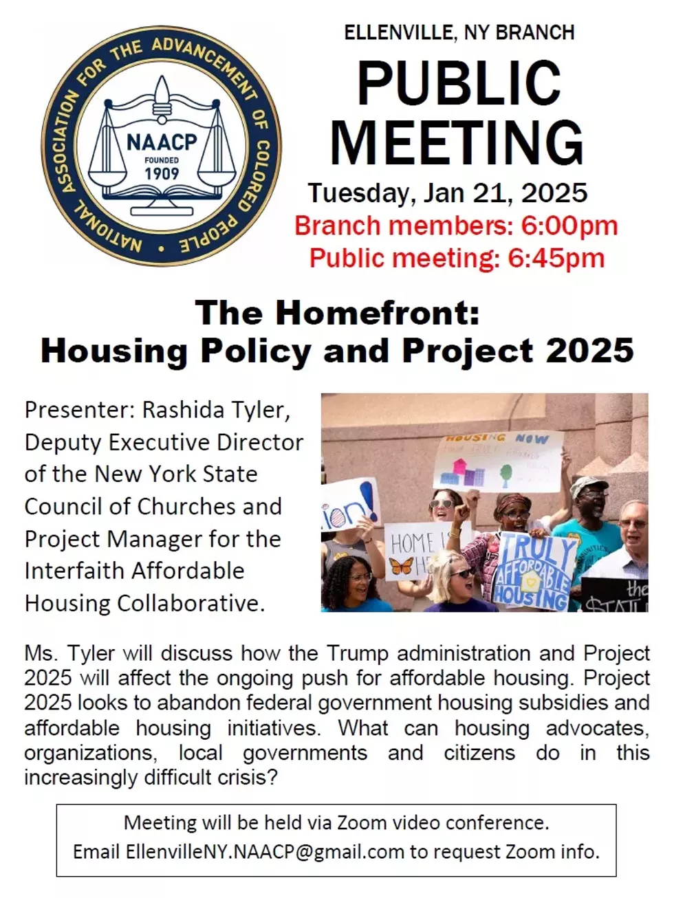 1/21/25 Public meeting