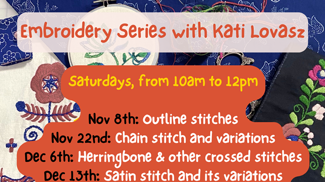 Image: Embroidery Series with Kati Lovasz