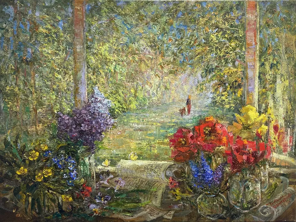 Walking the Dog by Tatiana Rhinevault