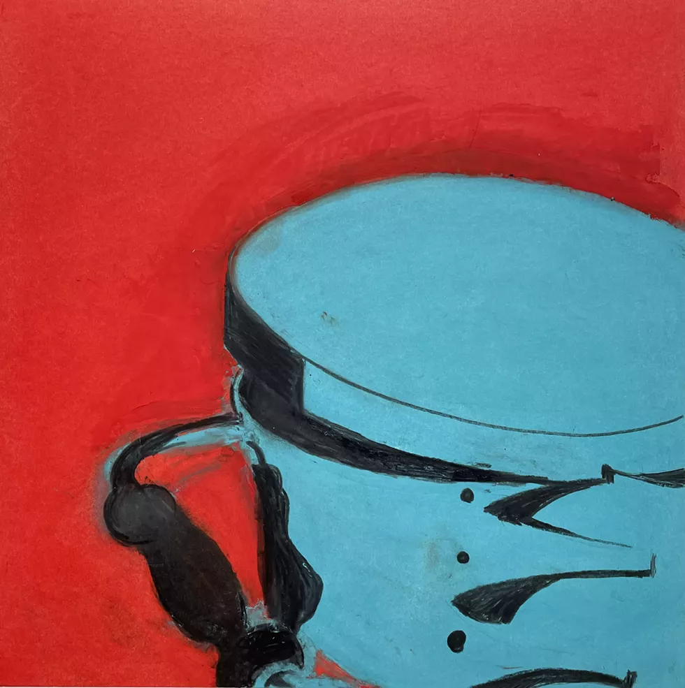 Shaker Box Blue by Geoffrey Moss