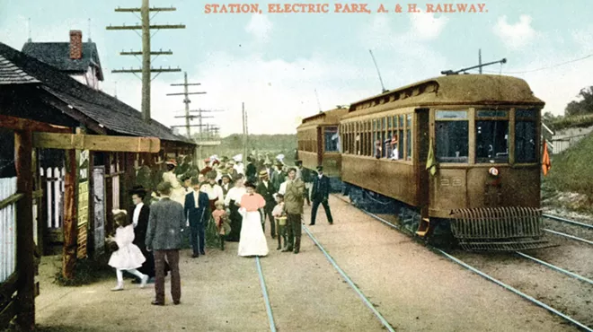Image: Exhibit OPENING: The History of the Albany-Hudson Electric Trail at Hudson Area Library