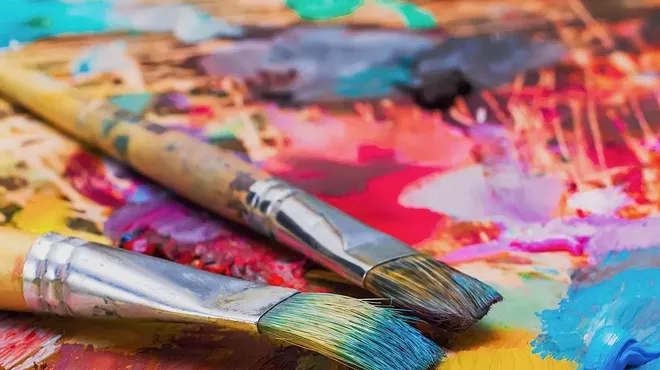 Image: Exploring Abstraction with Acrylic Paint