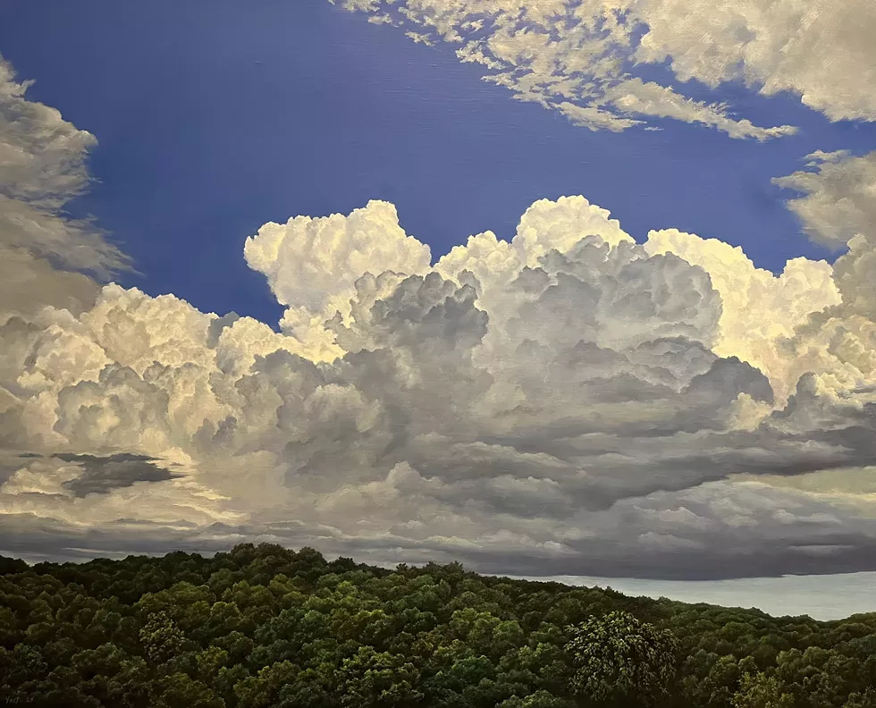Late Afternoon Cumulous: 25 x 31
