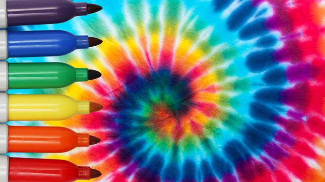 Image: Family Pride Craft: Sharpie Tie-Dye Bandanas