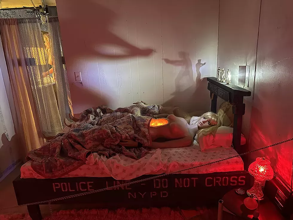 A room in RAE BK's installation "Faraday Cage."