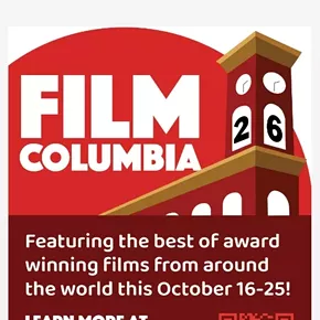 Image: FilmColumbia 2026, October 16&ndash;25, 2026