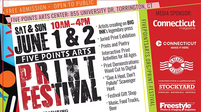 Image: Five Points Arts Print Festival Featuring Big Ink, Friday, May 31 &ndash; Sunday, June 2, 2024