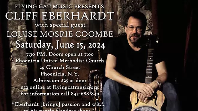 Image: FLYING CAT MUSIC PRESENTS CLIFF EBERHARDT AND LOUISE MOSRIE COOMBE