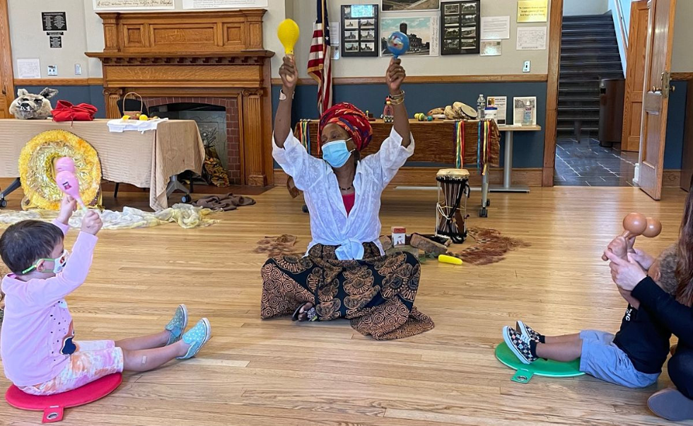 Pamela Badila at Storytime