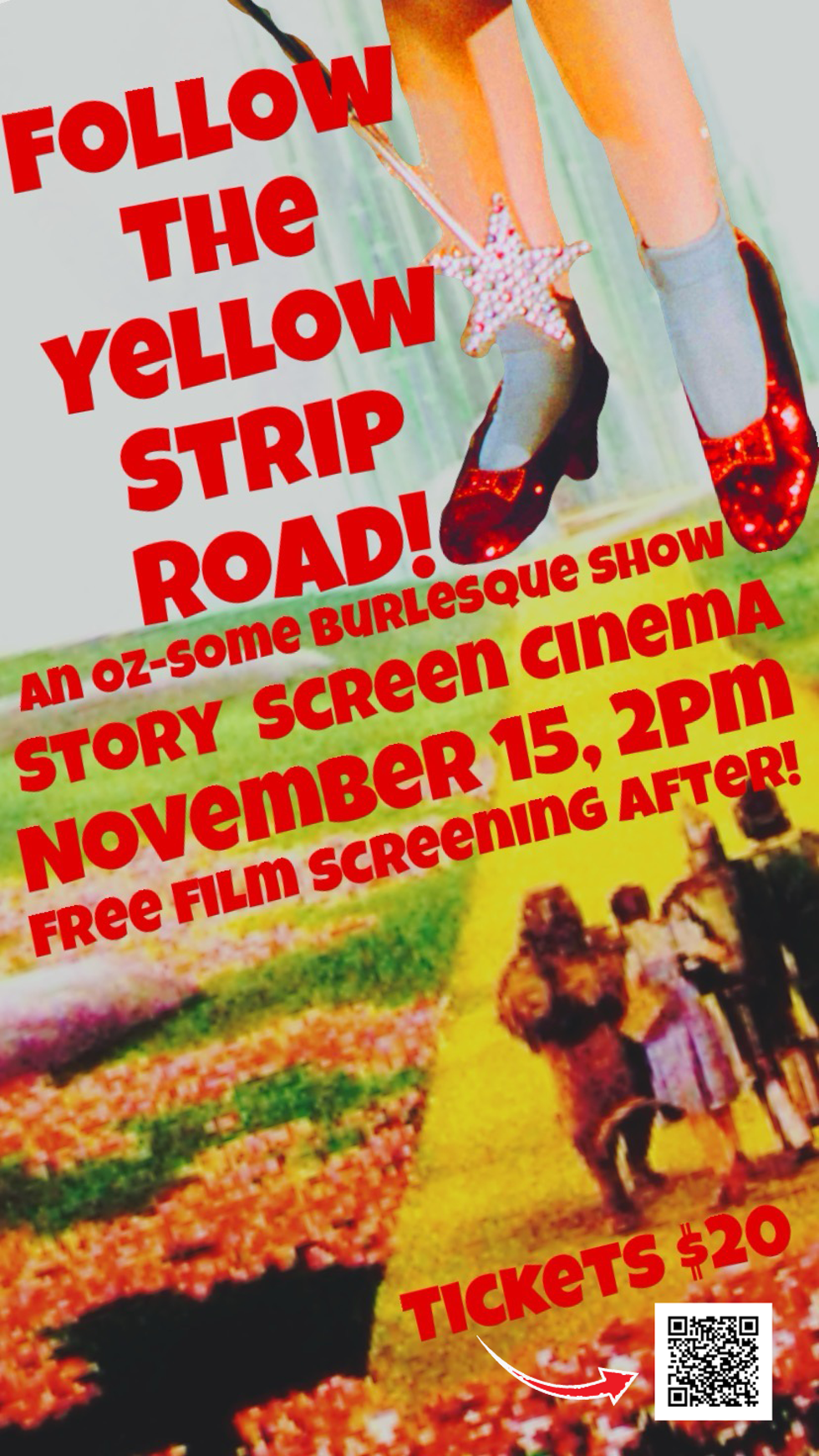 Follow the Yellow Strip Road