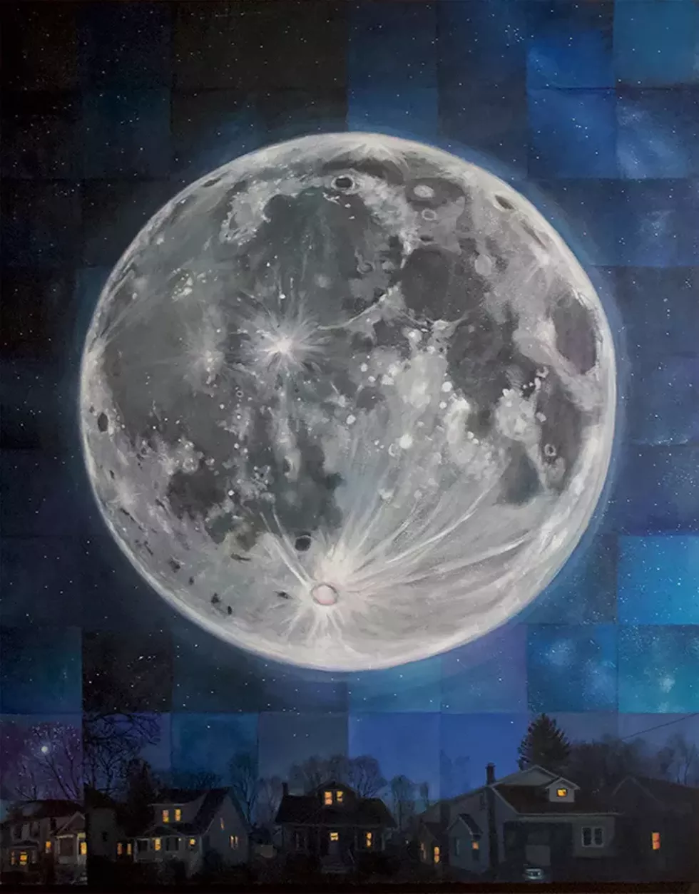 Full Moon Over Our Home by Carl Grauer