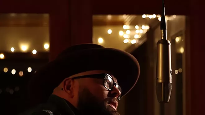 Image: Frank Viele with special guest Emily Barnes at Park Theater Hudson