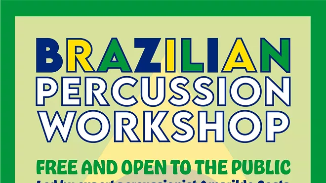 Image: FREE Brazilian Percussion Workshop Series