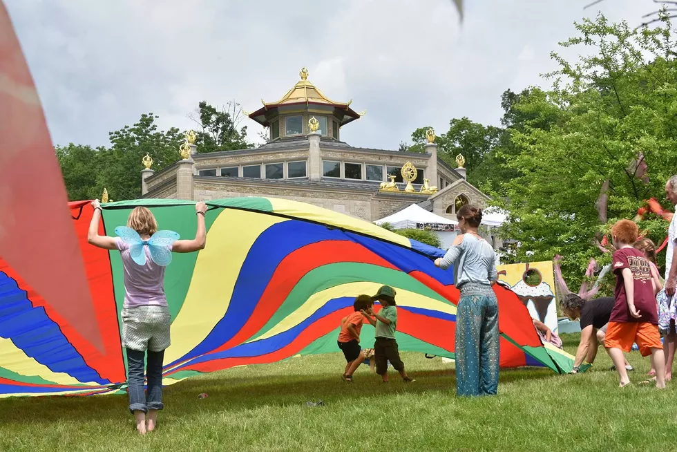 Kids Games at the Free Fun Fair at Kadampa World Peace Temple NY