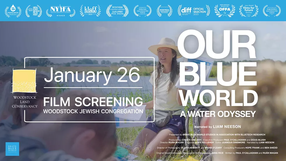 Free Screening of "Our Blue World" is available in person and online.