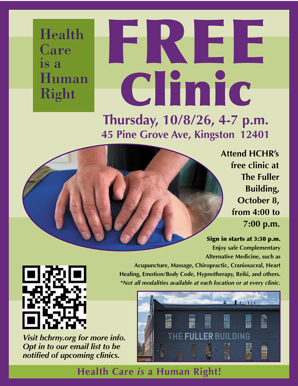 HCHRNY KIngston Clinic Flyer