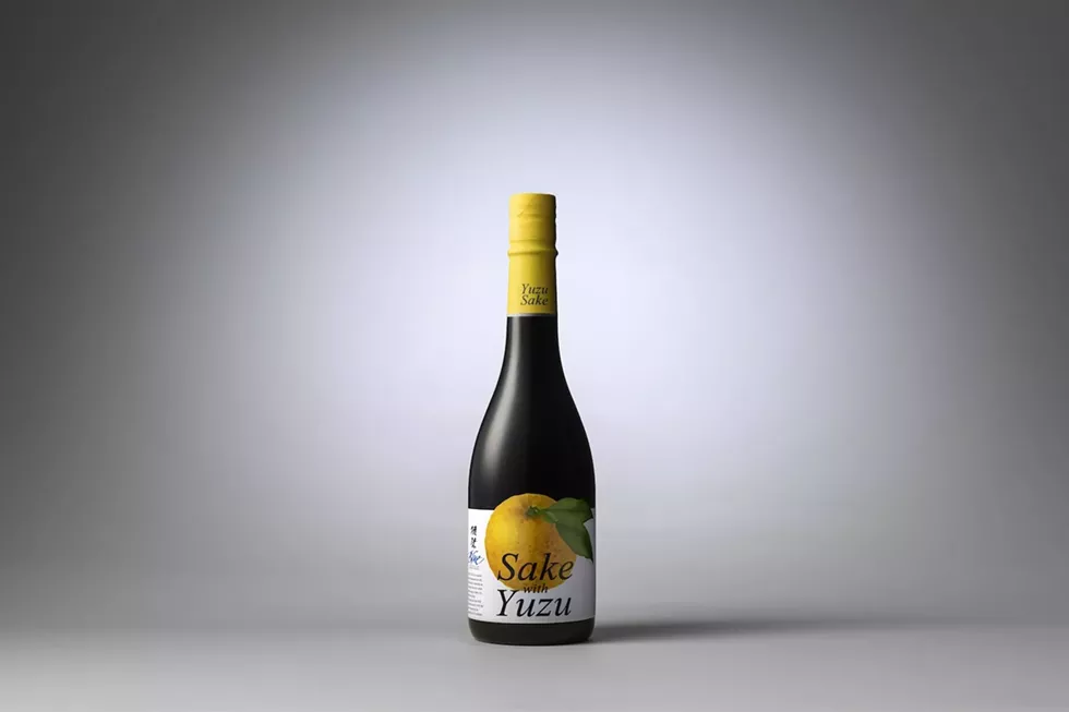 Bottle of Yuzu Sake