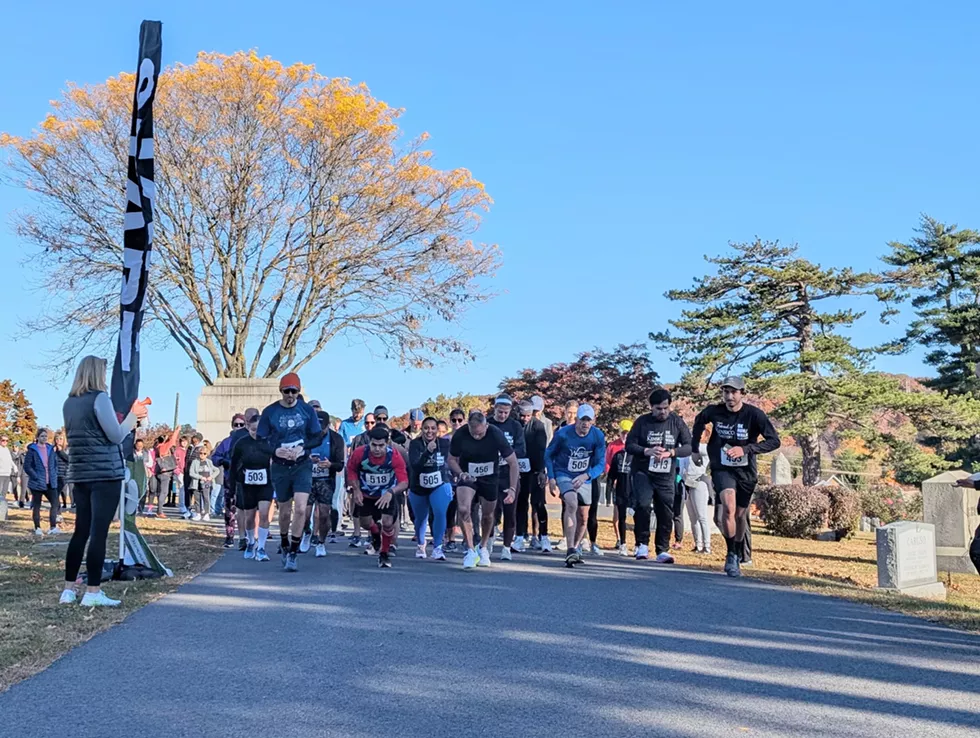 Starting Line on Race Day!