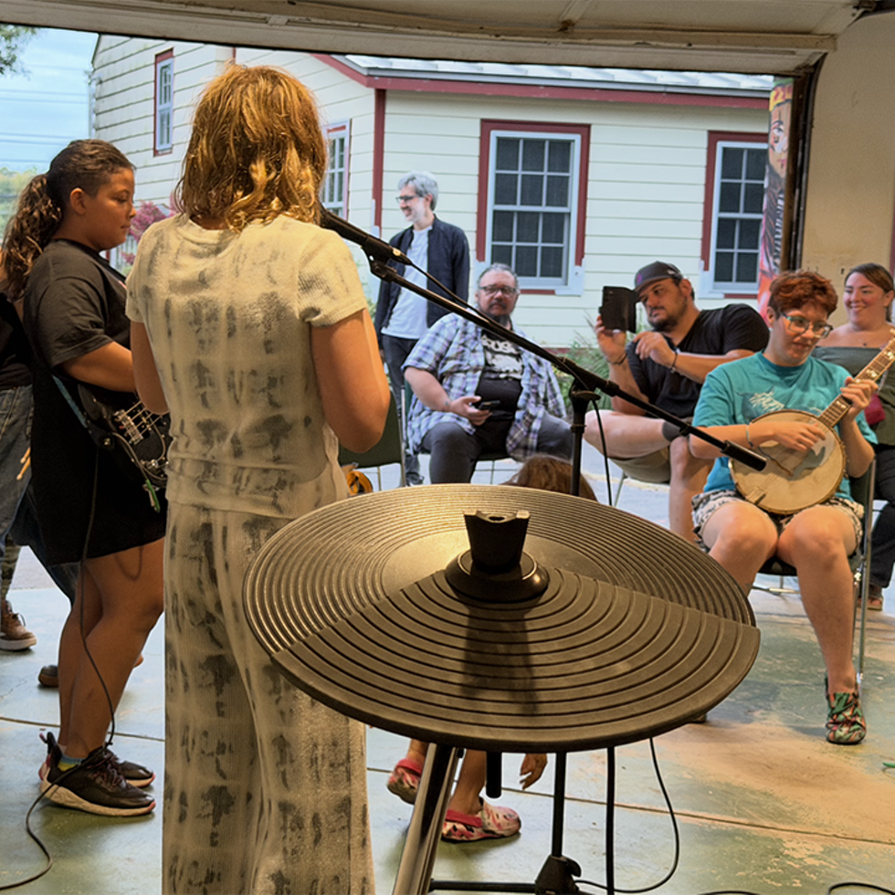 Diverse group of people jaming