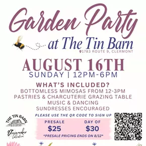 Image: Garden Party at The Tin Barn