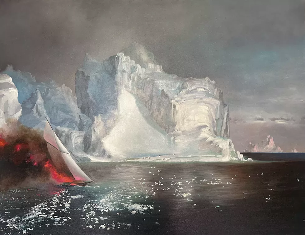 Vaya Con Dios, 2024, oil on canvas 34&rdquo;x44&rdquo;